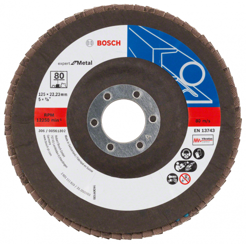 LAMELLRONDELL X551 125MM K80 i gruppen El-Handmaskiner Tillbeh�r / Vinkelslip Tillbeh�r hos SMC Stockholms Maskincentral AB (12644)