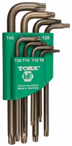 TORXNYCKELSATS LTX8 T9-T40 ETUI i gruppen Dragverktyg Skruvmejslar Bits / Torxnyckel hos SMC Stockholms Maskincentral AB (15516)