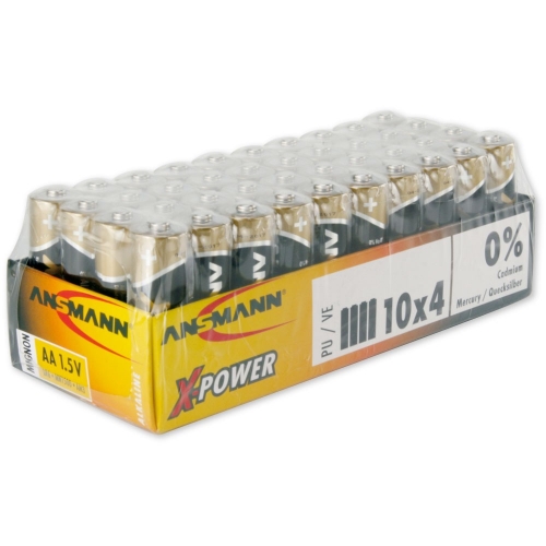 BATTERI X-POWER LR6 AA 40ST i gruppen Elprodukter Lampor Batterier / Batterier hos SMC Stockholms Maskincentral AB (196024)