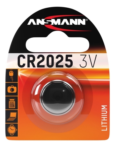 KNAPPBATTERI CR2025 3V LITHIUM i gruppen Elprodukter Lampor Batterier / Batterier hos SMC Stockholms Maskincentral AB (19662025)