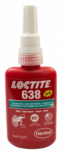 LSNING/TTNING LOCTITE 638 50ML i gruppen Bygg- Industrikemi Tillbehr / Lim Limpistol hos SMC Stockholms Maskincentral AB (23507)