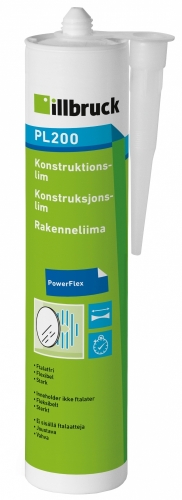 KONSTRUKTIONSLIM PL200 310ML i gruppen Bygg- Industrikemi Tillbehr / Lim Limpistol hos SMC Stockholms Maskincentral AB (23559)