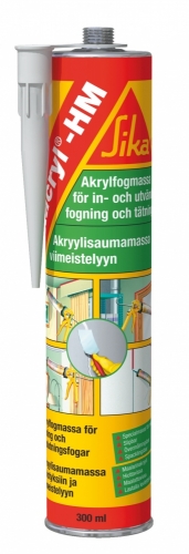 LATEXFOG SIKACRYL-HM 300ML i gruppen Bygg- Industrikemi Tillbehr / Fogmassa hos SMC Stockholms Maskincentral AB (23568r)