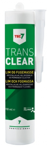 LIM/FOGMASSA TEC7 310ML TRANSPARENT i gruppen Bygg- Industrikemi Tillbehör / Fogmassa hos SMC Stockholms Maskincentral AB (23741)