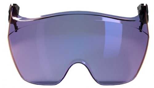 HJ�LMVISIR  KORT HELLBERG SECTOR R�KBL� i gruppen Skyddsutrustning F�rband / Skyddshj�lm hos SMC Stockholms Maskincentral AB (250944)