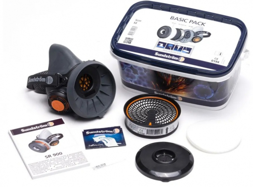 HALVMASK SR 900 BASIC PACK M i gruppen Skyddsutrustning F�rband / Andningsskydd hos SMC Stockholms Maskincentral AB (25100)