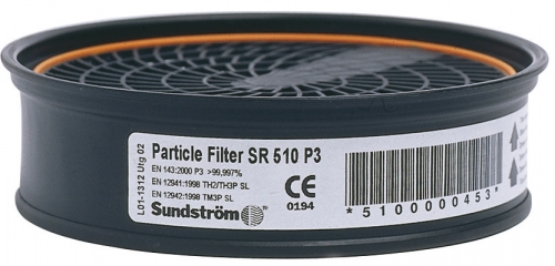 DAMMFILTER P3 SR 510 i gruppen Skyddsutrustning Frband / Andningsskydd hos SMC Stockholms Maskincentral AB (25122)