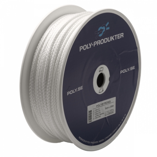 FLAGGLINA 5MM VIT POLYESTER i gruppen Tejp Tgvirke Wire Lyft / Linor hos SMC Stockholms Maskincentral AB (26298)