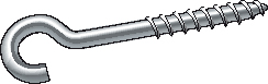 LAMPKROK 5,2X100MM 3ST i gruppen Skruv Mutter Bricka Spik / Krok hos SMC Stockholms Maskincentral AB (3728)