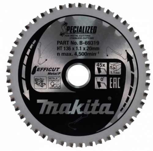 METALLKLINGA 136X20X1,1MM 45T i gruppen El-Handmaskiner Tillbeh�r / S�gklinga hos SMC Stockholms Maskincentral AB (45437)