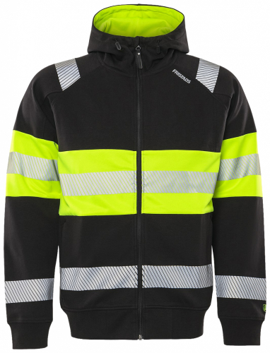 HUVTRÖJA VARSEL 7532 GKC SVART/GUL i gruppen Kläder Skor Verktygsbälten / Tröja hos SMC Stockholms Maskincentral AB (7065007r)