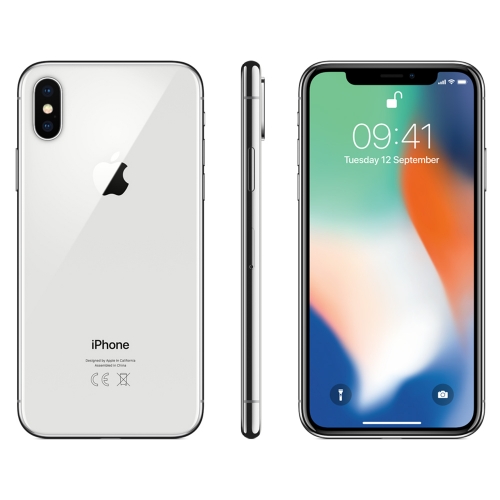 TELEFON IPHONE X 64GB SILVER i gruppen Elprodukter Lampor Batterier / Mobiltelefon Tillbehr hos SMC Stockholms Maskincentral AB (92654)