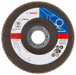 LAMELLRONDELL X551 125MM K80