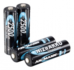 BATTERI LR6 NiZn 2500mAh 4ST