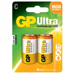 BATTERI GP ULTRA C 1,5V 2ST