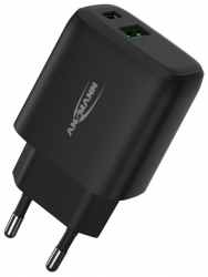 USB-LADDARE HC218PD 20W SVART