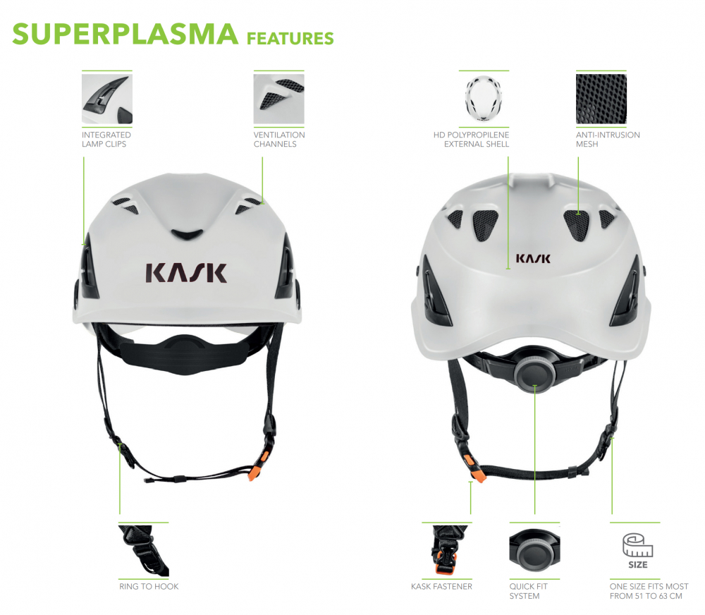 PLASMA HI VIZ Casco de seguridad De KASK SAFETY