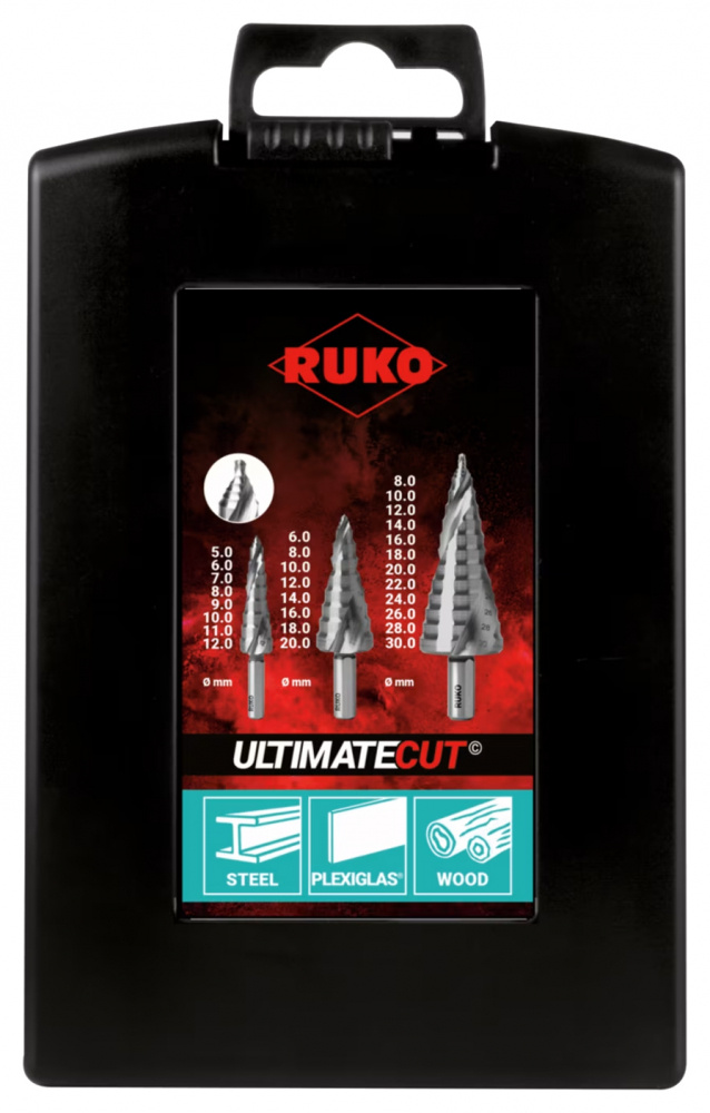 STEGBORRSATS 5-30MM HSS FLOWSTEP