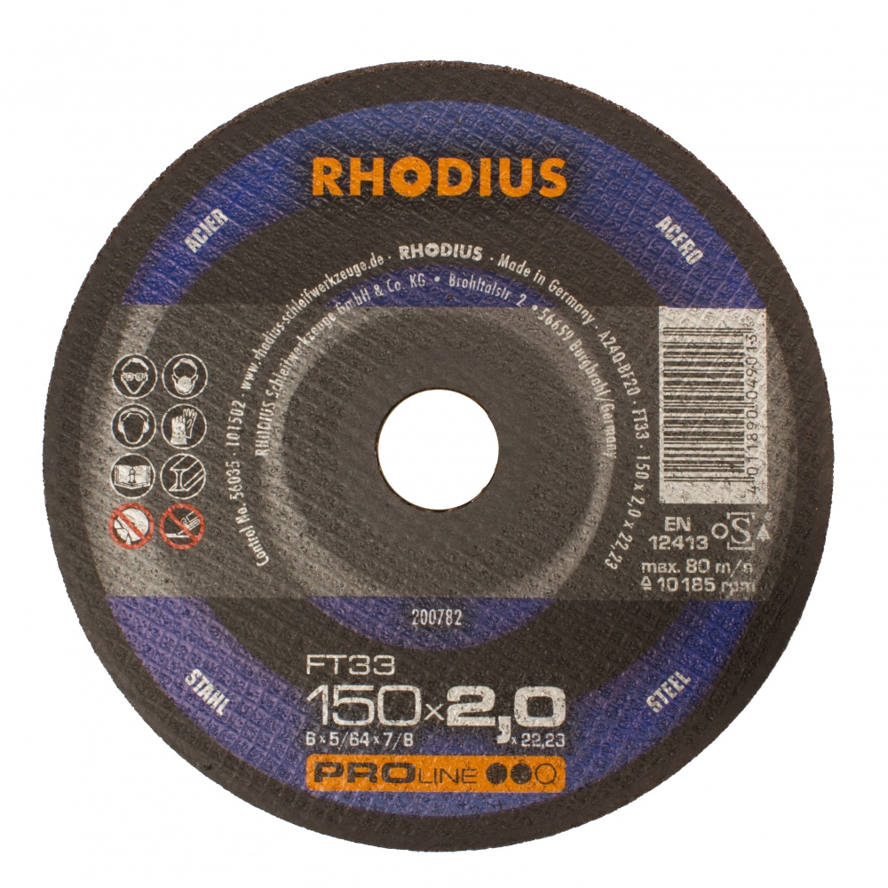 KAPSKIVA FT33 150x2,0x22,2ST�L