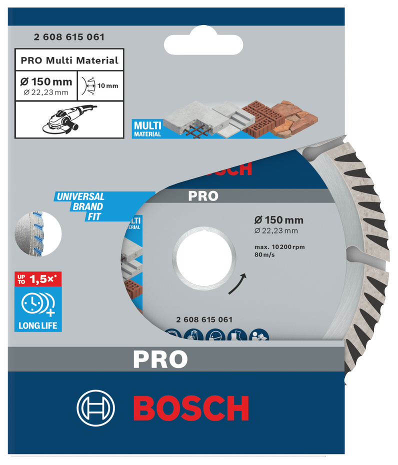 DIAMANTKAPSKIVA BOSCH PRO MULTI 150MM