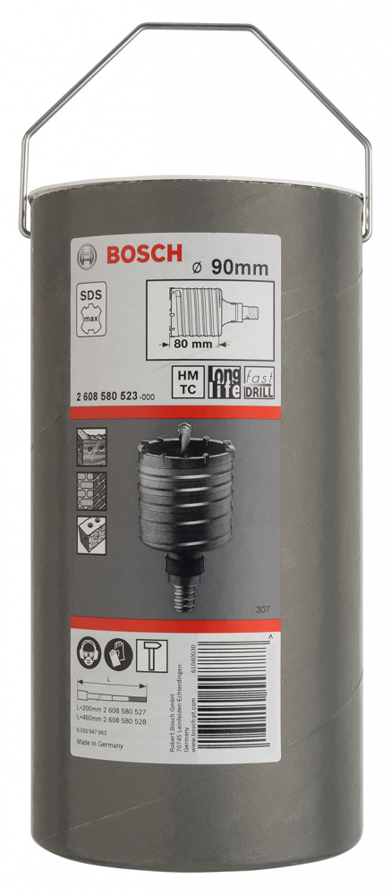 BORRKRONA 90X80X150MM SDS-MAX
