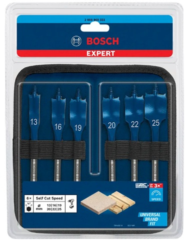 CENTRUMBORRSATS SELF-CUT 6ST