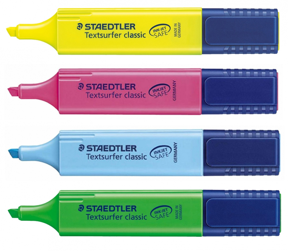 TEXTMARK�RSET 4ST PENNOR