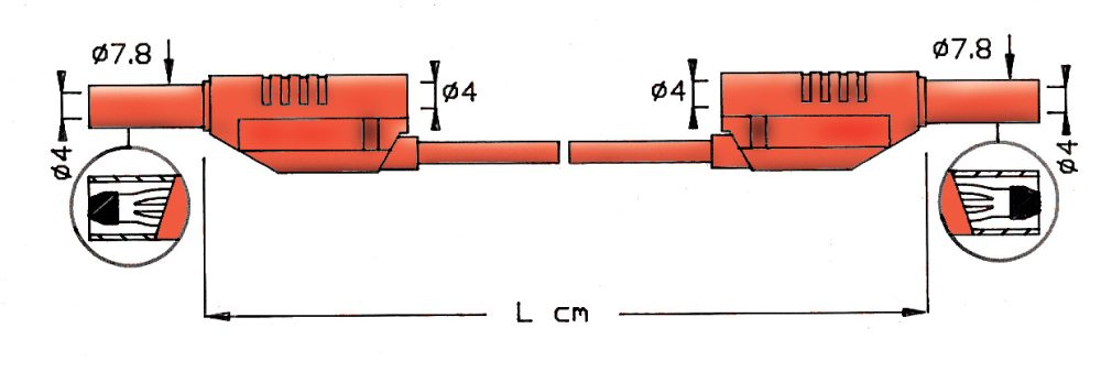 TESTLEDNING 2611 2,0M R�D