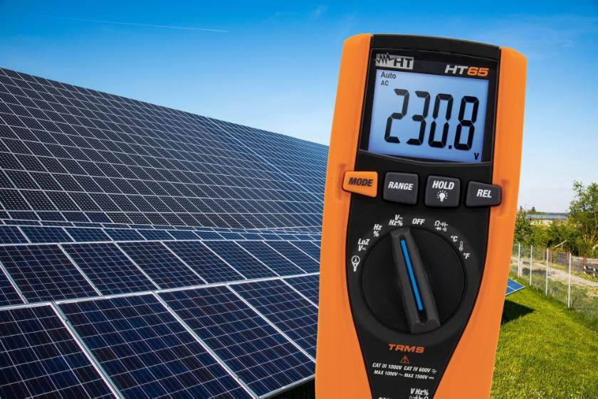 SOLCELLSMULTIMETER HT65 1500V