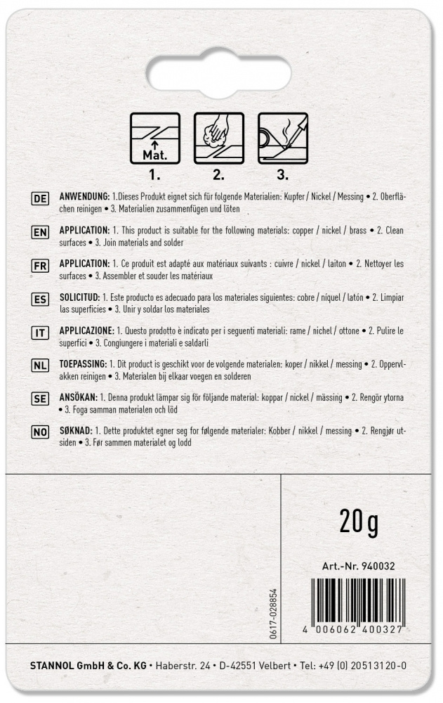 L�DTENNTR�D HS10 1,0MM 20G