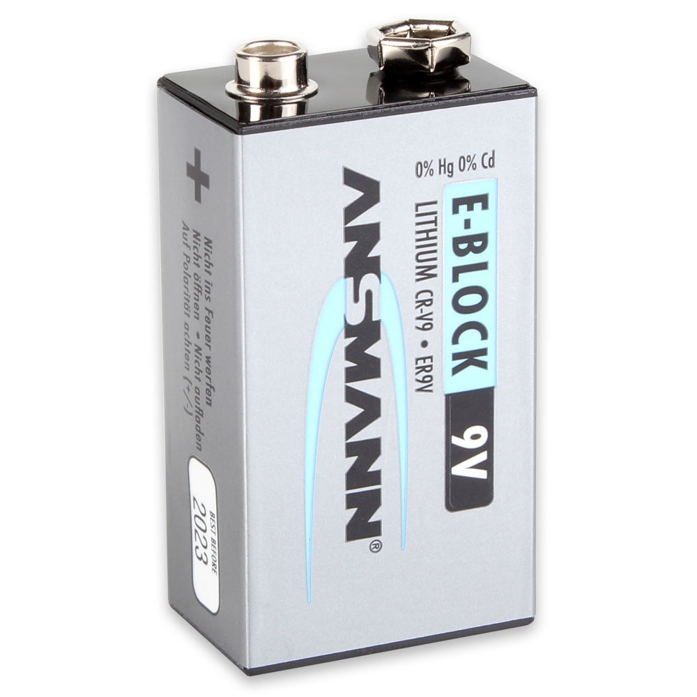 BATTERI LITHIUM 9V 1ST