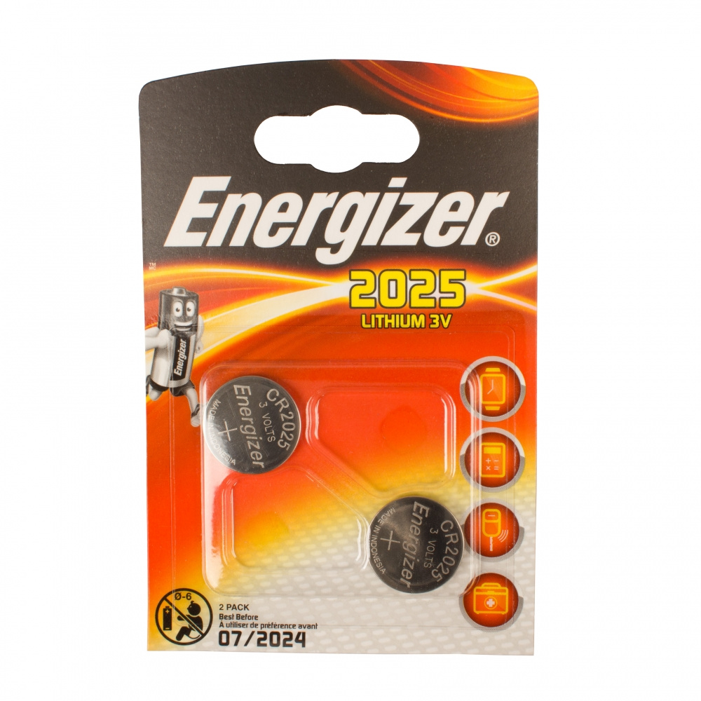 KNAPPBATTERI CR2025 3V 2ST