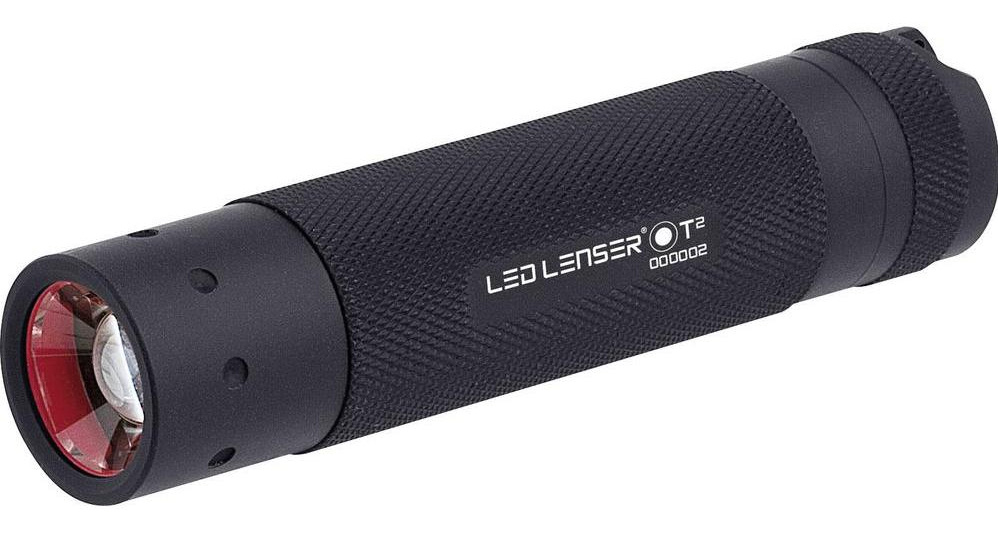 LYSDIODLAMPA T2 SVART