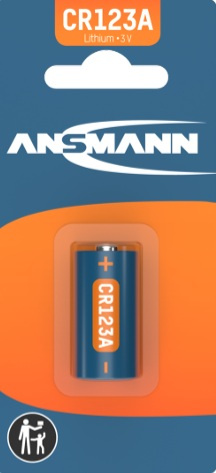 BATTERI CR123A 3V LITHIUM 1ST