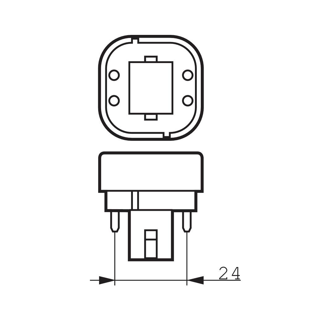 LYSR�R 18W 830 PL-C 4P G24q-2