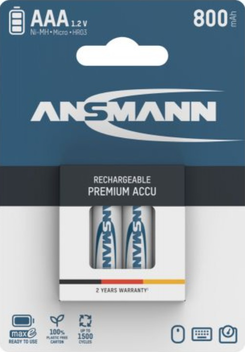 BATTERI LR03 MAXE 800mAh 4ST