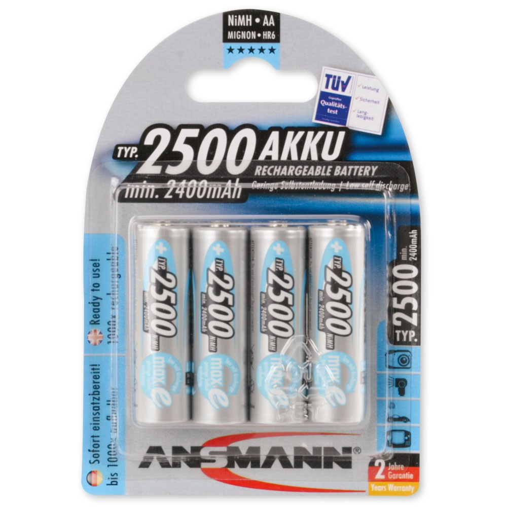 BATTERI LR6 MAXE 2500mAh 4ST