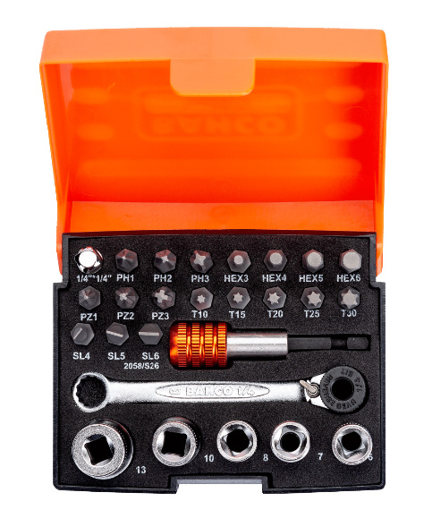 BITS & SP�RRNYCKELSATS S26 1/4