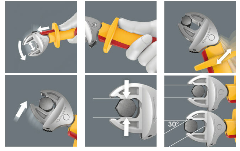 U-NYCKEL WERA 6004 VDE JOKER 1000V