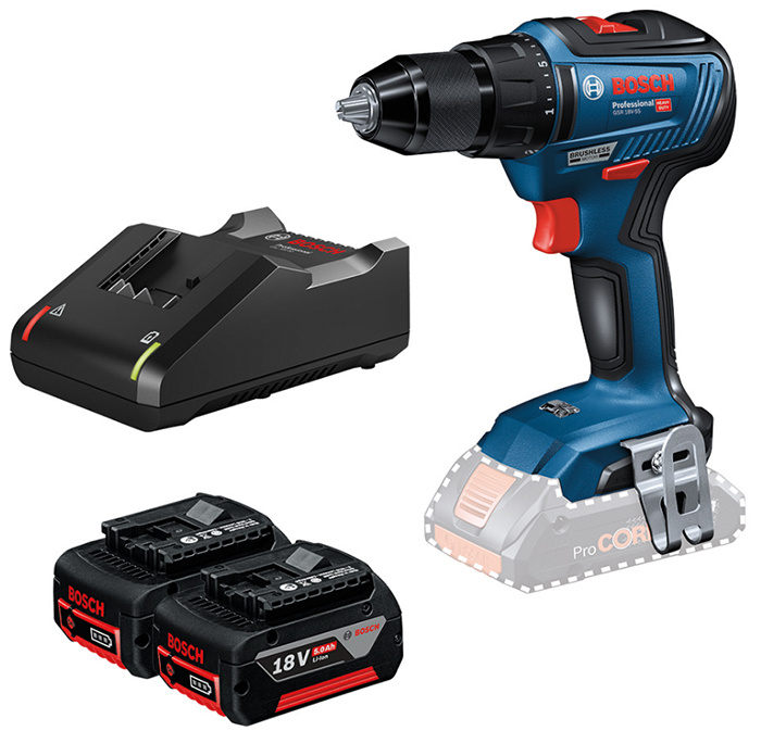 VERKTYGSPAKET GSR18V-55/GBH2-23