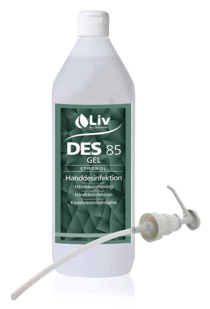 HANDDESINFEKTION GEL LIV DES 85 1L