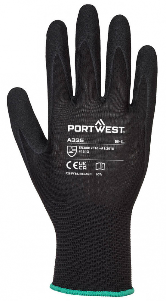 MONTAGEHANDSKE A335 SVART