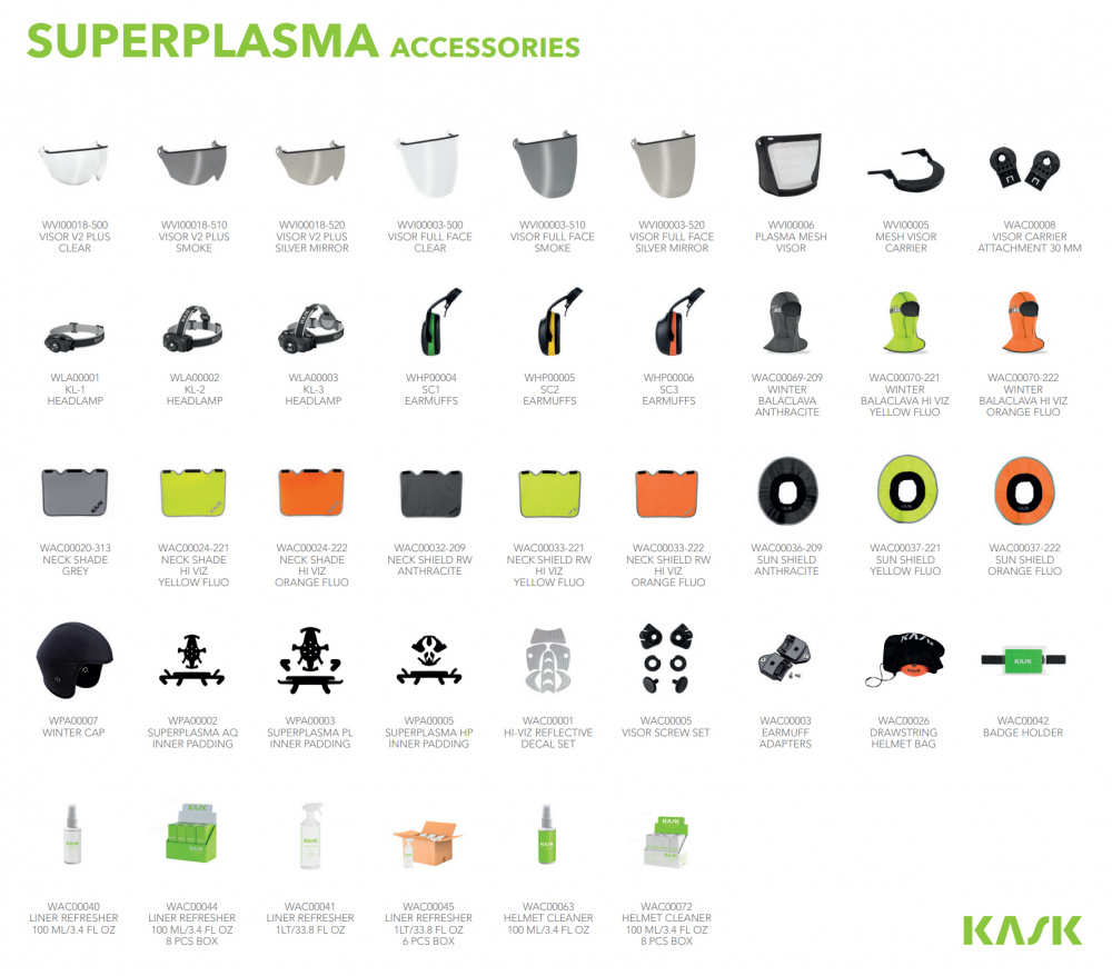 HJ�LM KASK SUPERPLASMA AQ HI-VIZ