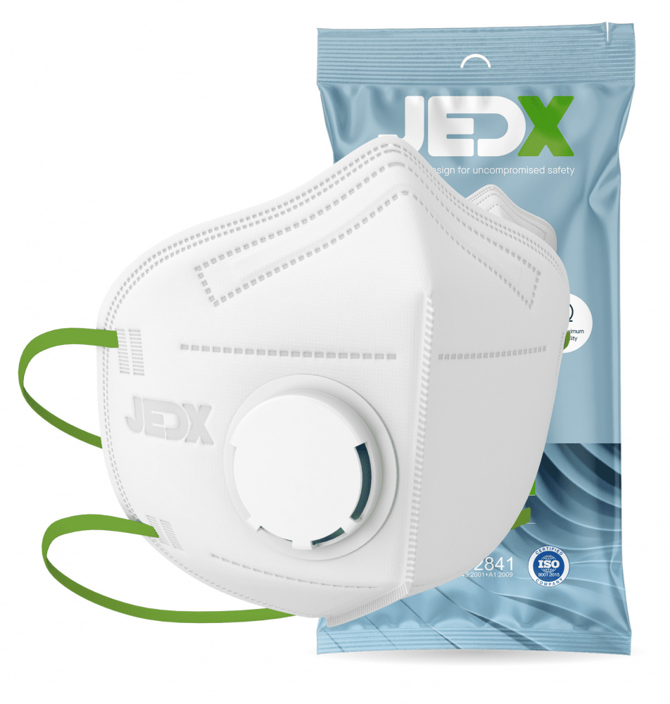 HALVMASK JEDX 1609 FFP3V 1ST