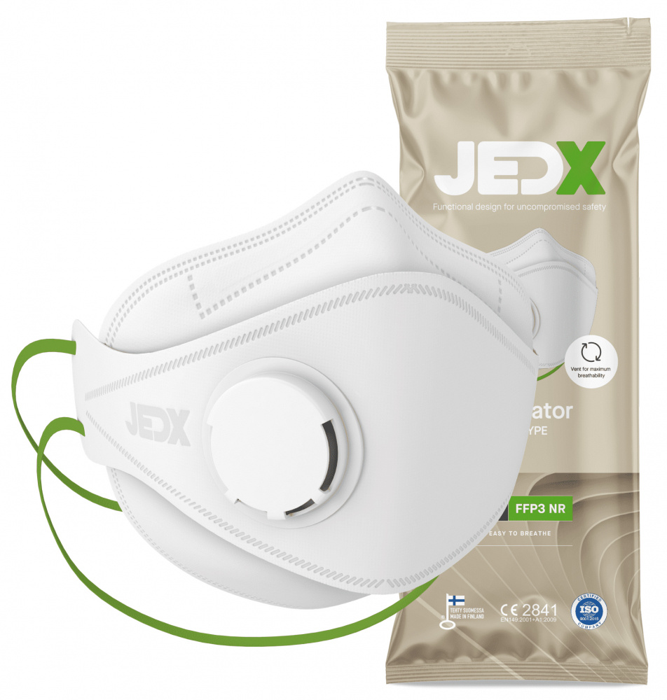 HALVMASK JEDX 3805 FFP3V 1ST