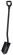 GRÄVSPADE SVART COMFORT SPETSIG GRÄVSPADE SVART COMFORT SPETSIG