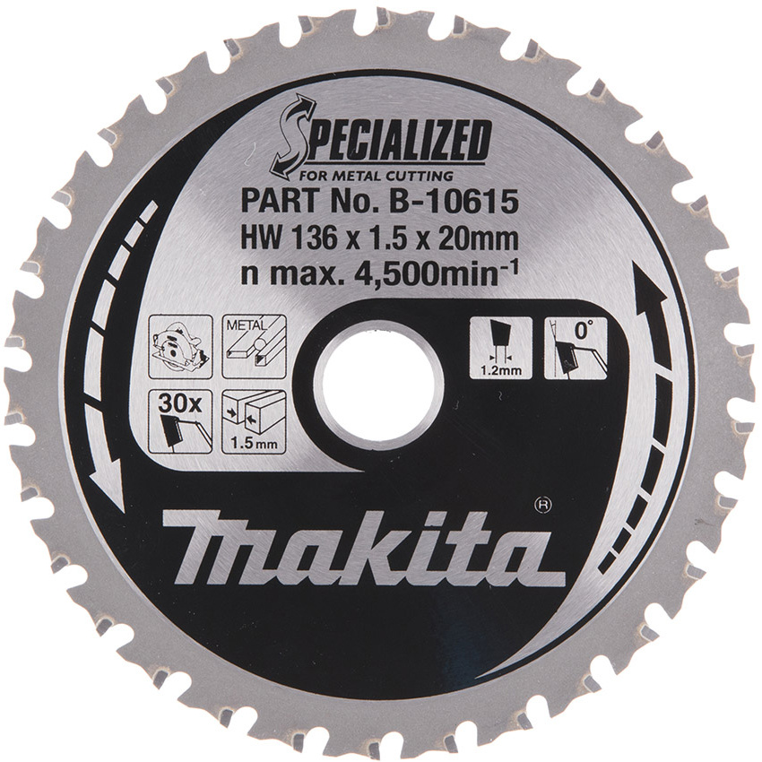 METALLKLINGA MAKITA 136X20X1,5MM 30T