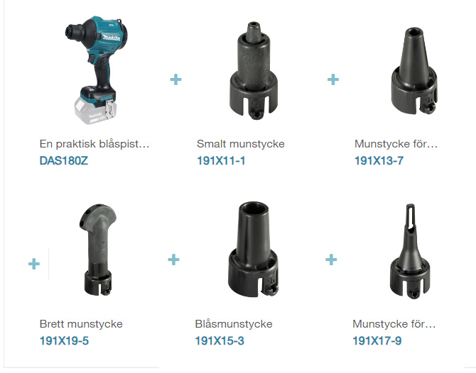 BL�SPISTOL LXT DAS180Z 18V