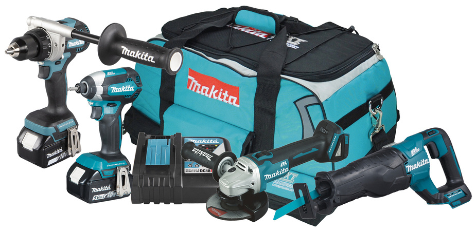 COMBOKIT DLX4157TX1 18V 2x5Ah