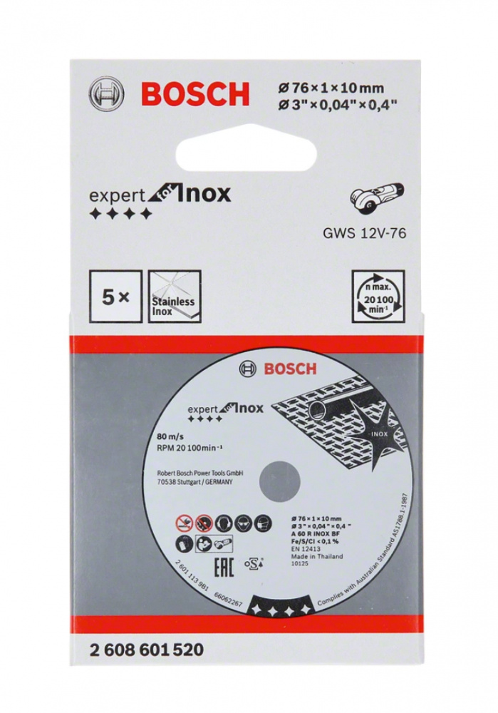 VINKELSLIP GWS 12V-76 SOLO